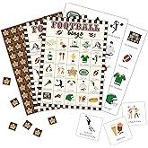 Foosproea Football Bingo Cards, Football Bingo Games for 24 Players, Sports Games for Family Friends Large Group Activities, Birthday Party Favors Supplies Decorations(26)