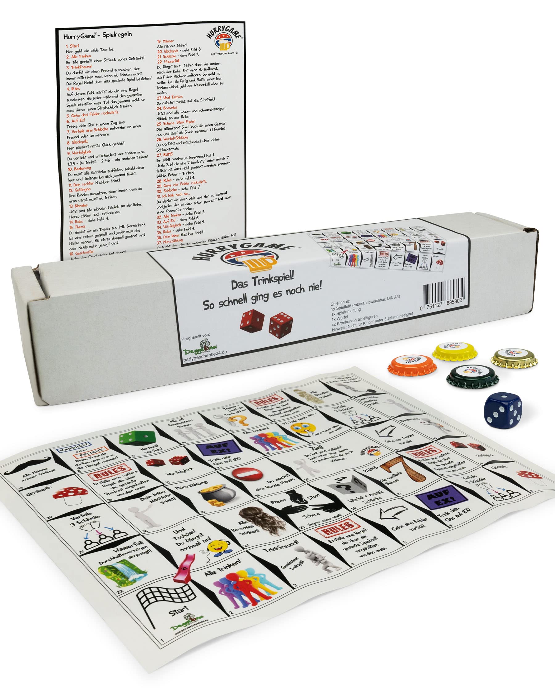 HurryGame® The ultimate drinking game for you and your friends. You've never been drunken so funny