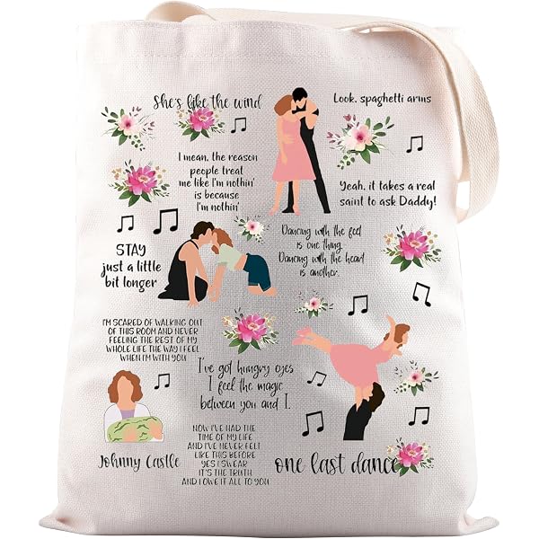 XYANFA Kosmetiktasche Dance Miove Style – Wassermelonen-Motiv, 80er-Jahre Film Design, 23x18 Cm, Aus Baumwolle & Leinen