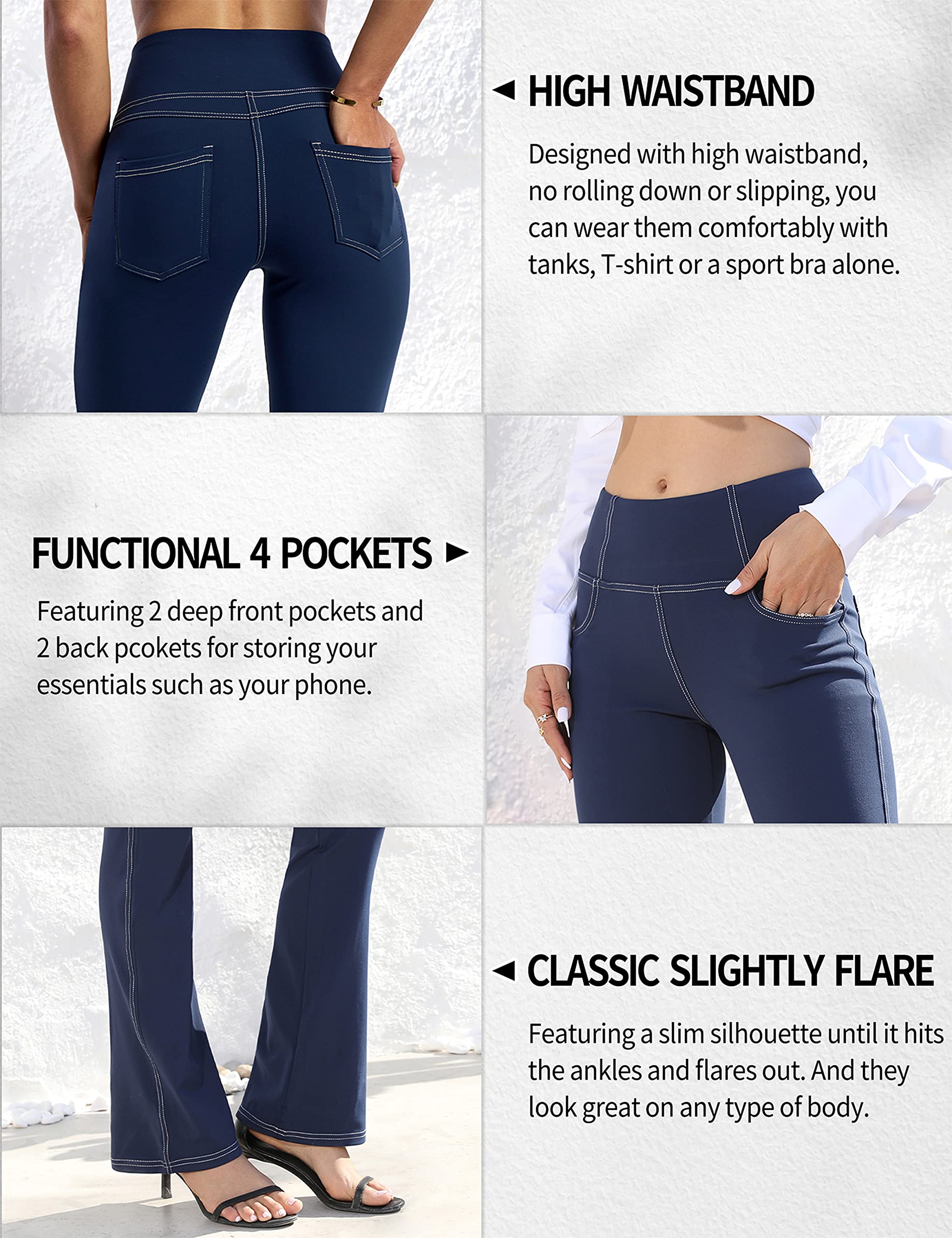 Bootcut Yoga Dress Pants
