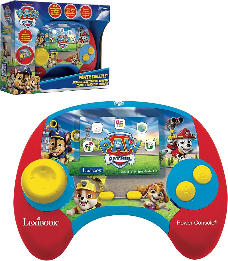 Lexibook Paw Patrol Power Console JCG100PAi1 Bilingual 100 Activities English