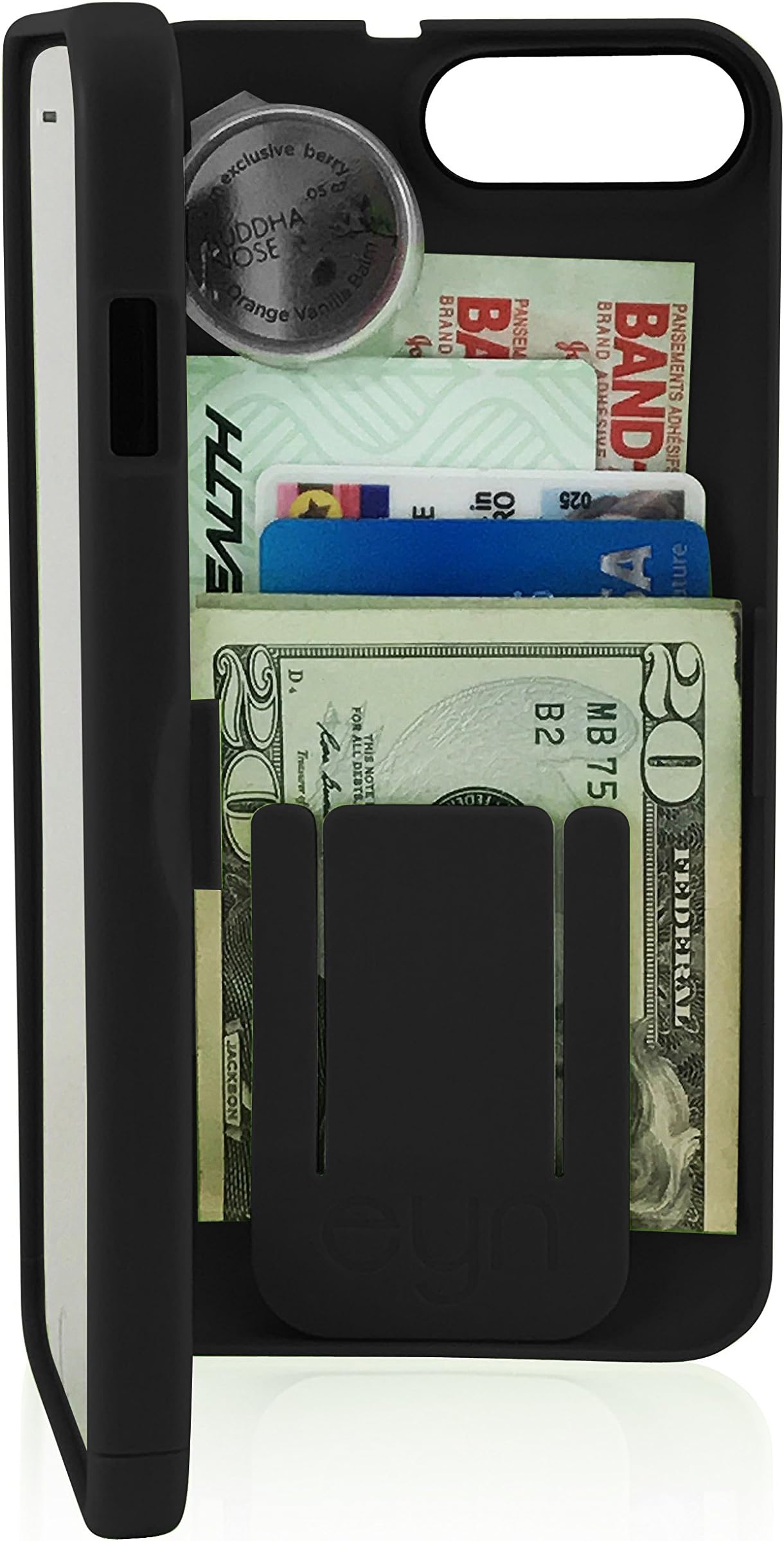 EYN Products Wallet Case for Apple iPhone 7 - Black
