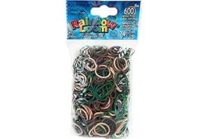 Rainbow Loom® Camo Rubber Bands with 24 C-Clips (600 Count)