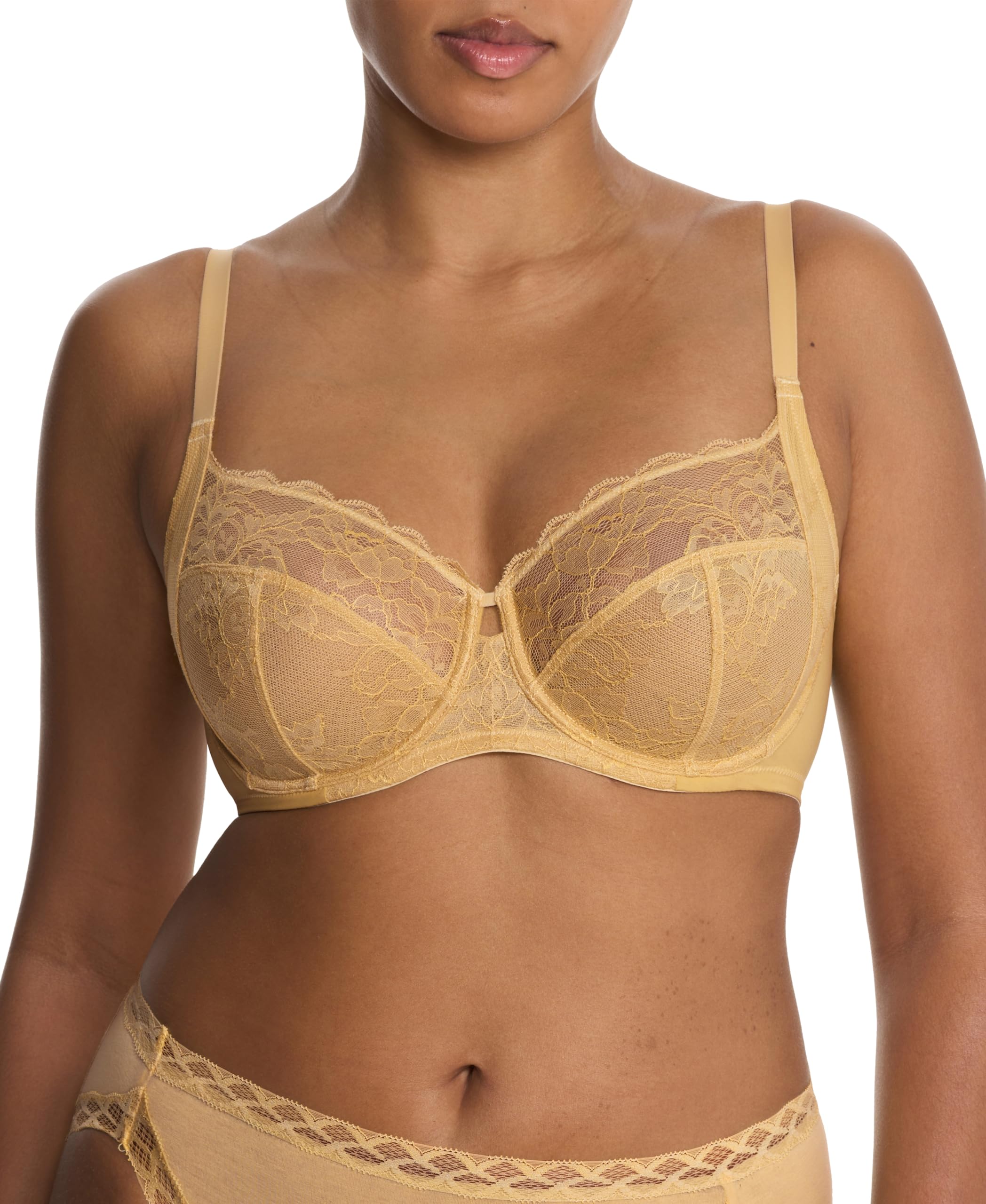 Natori Women’s Statement Lace Side Support Bra 746211, Golden, 40C