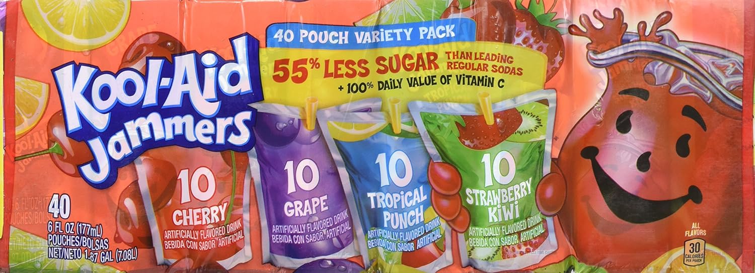 Kool Aid Jammer Variety, 40 Pack 43000047699 eBay