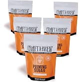 Craft A Brew - Priming Sugar - Dextrose - Corn Sugar - For At Home Beer Brewing - Prepares Homebrew For Carbonation &amp; Bottle Conditioning - Beer &amp; Hard Cider - No Added Flavor - 5 Pack of 5 oz Bags