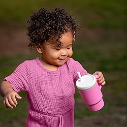 Infantino My 1st Tumbler, Silicone Sippy Cup with