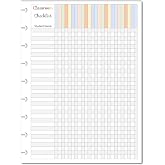 Classroom Checklist Refills for 9-Disc Medium Size (7 x 9.25 inches) Planners, Classic Teacher Planner Inserts FeroniArt Inserts Compatible with Happy Planner ARC and TUL