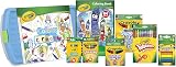 CRAYOLA Colour and Create Tub Art Set 90+ Pieces Crayons Markers Pencils view 2