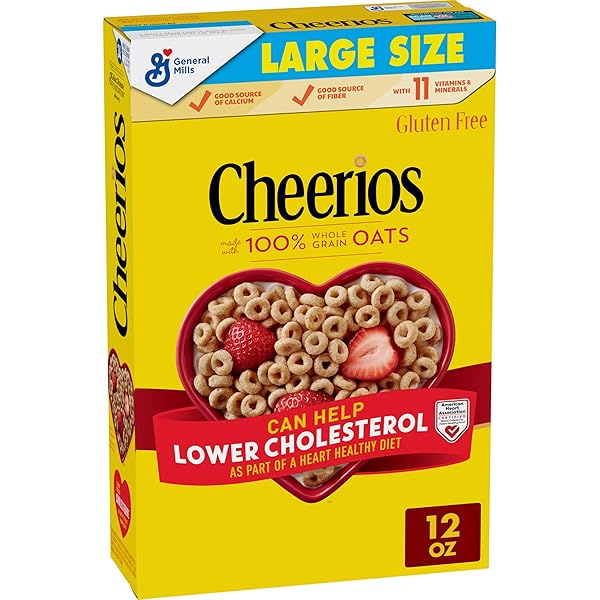 CHEERIOS CEREAL, LIMITED EDITION HEART SHAPES, AFFIRMATIONS BOX,...
