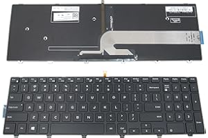 LeFix Replacement Backlit Keyboard (with Frame) for Dell Inspiron 15 3541 3542 3543 3551 3558 3559 5000 5542 5545 5547 5548 5