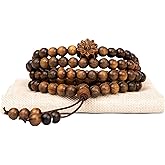 DAISYCRAFTVN 108 Mala Beads Prayer Beads, Wooden Bead Bracelet, Meditation Accessories, Bead Bracelet Men, Natural Wood Bead Chain