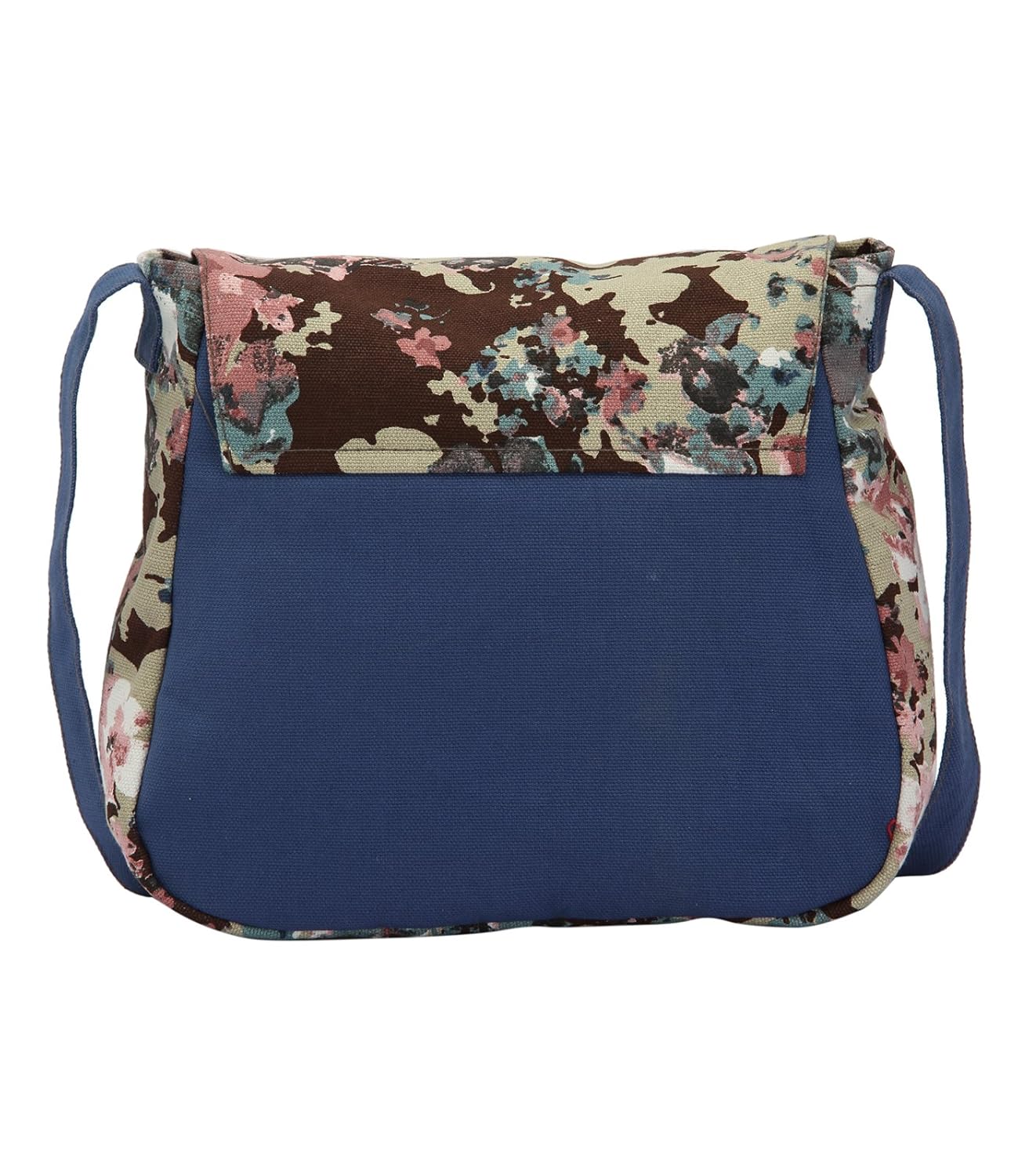 vivinkaa camo blue canvas sling bag for women