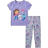 DREAMWORKS GABBY'S DOLLHOUSE Girls Short Sleeve T-Shirt and Legging Pants Set for Toddlers to Big Kids