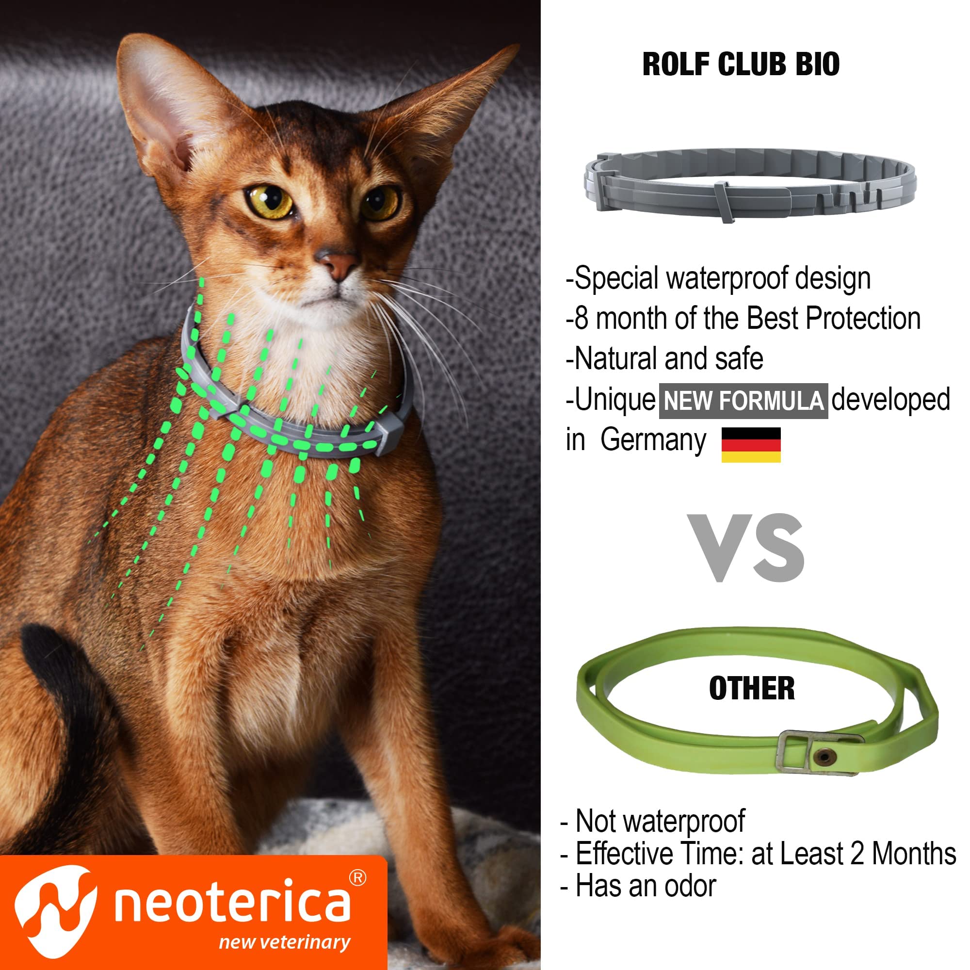 Photo inspiration: Picture Idea: Mua Natural Flea Tick Collar For Cats 12 Months Control