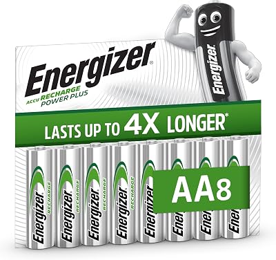 Recharge Power Plus - Pilhas Recarregáveis AA (Pack de 8)