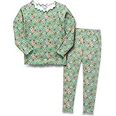 VAENAIT BABY Toddler Kids Pajamas Viscose from Bamboo Sleepwear Floral Animal Sports Print PJs for Boys Girls, 6M–12Y