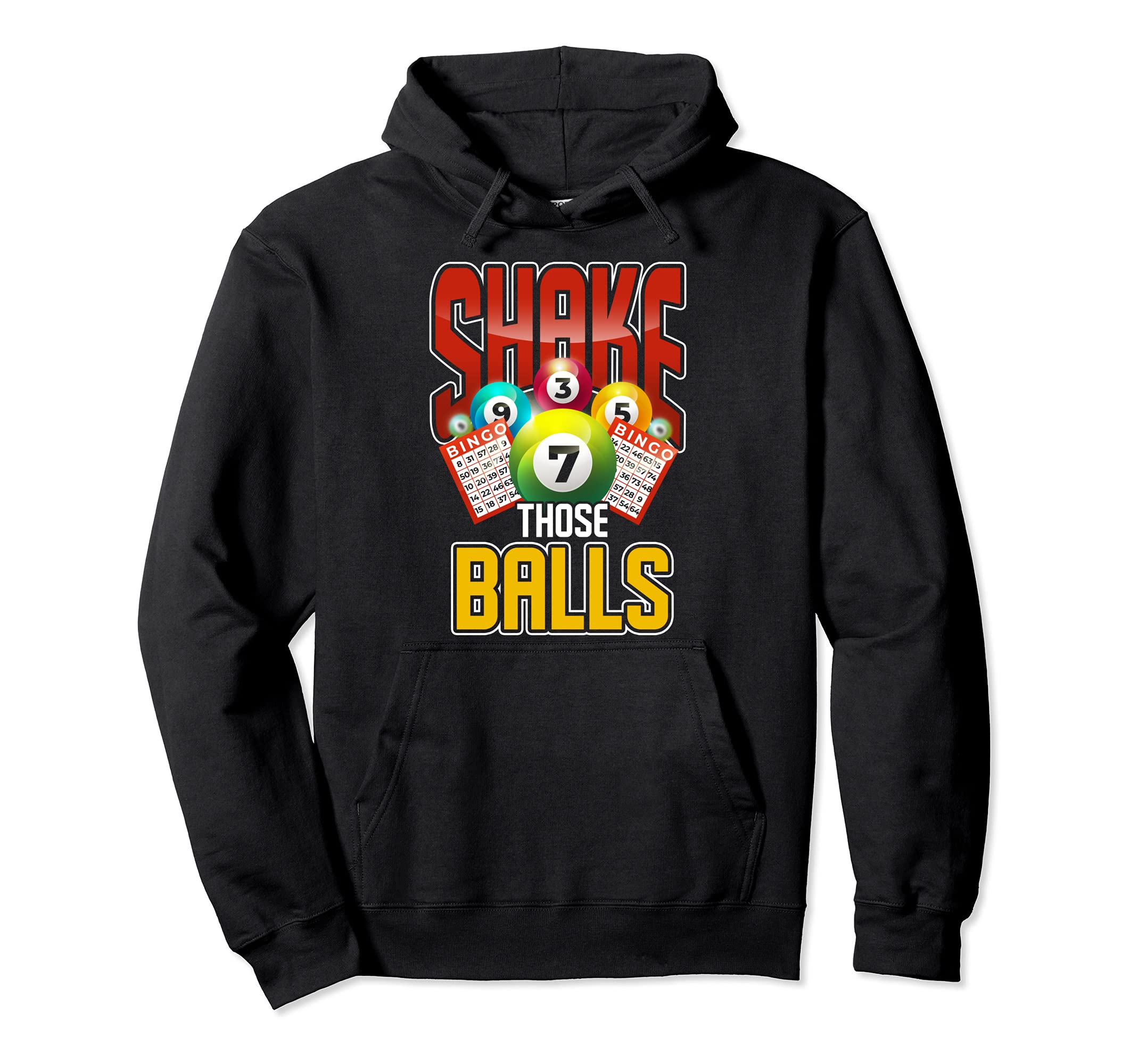 Funny Bingo Balls Lottery Winner Bingo Player Bingo Pullover Hoodie