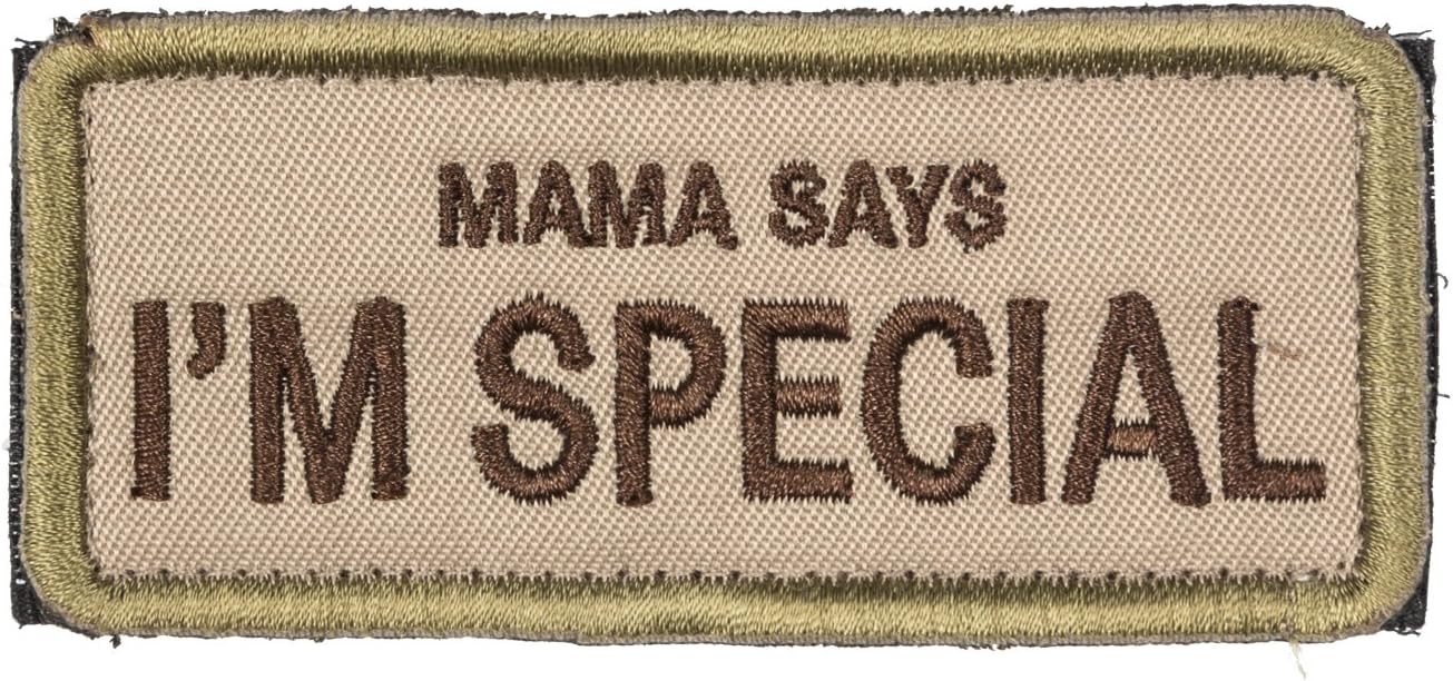 OneTigris Original Patch Tactical Morale Military Patch Mama Says I'm Special (A)