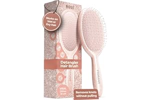 FRAMAR Glitter Detangling Hair Brush - Detangler Brush, Wet Hair Brush For Women, Curly Hair Brush, Brosse a Cheveux, Brosse 