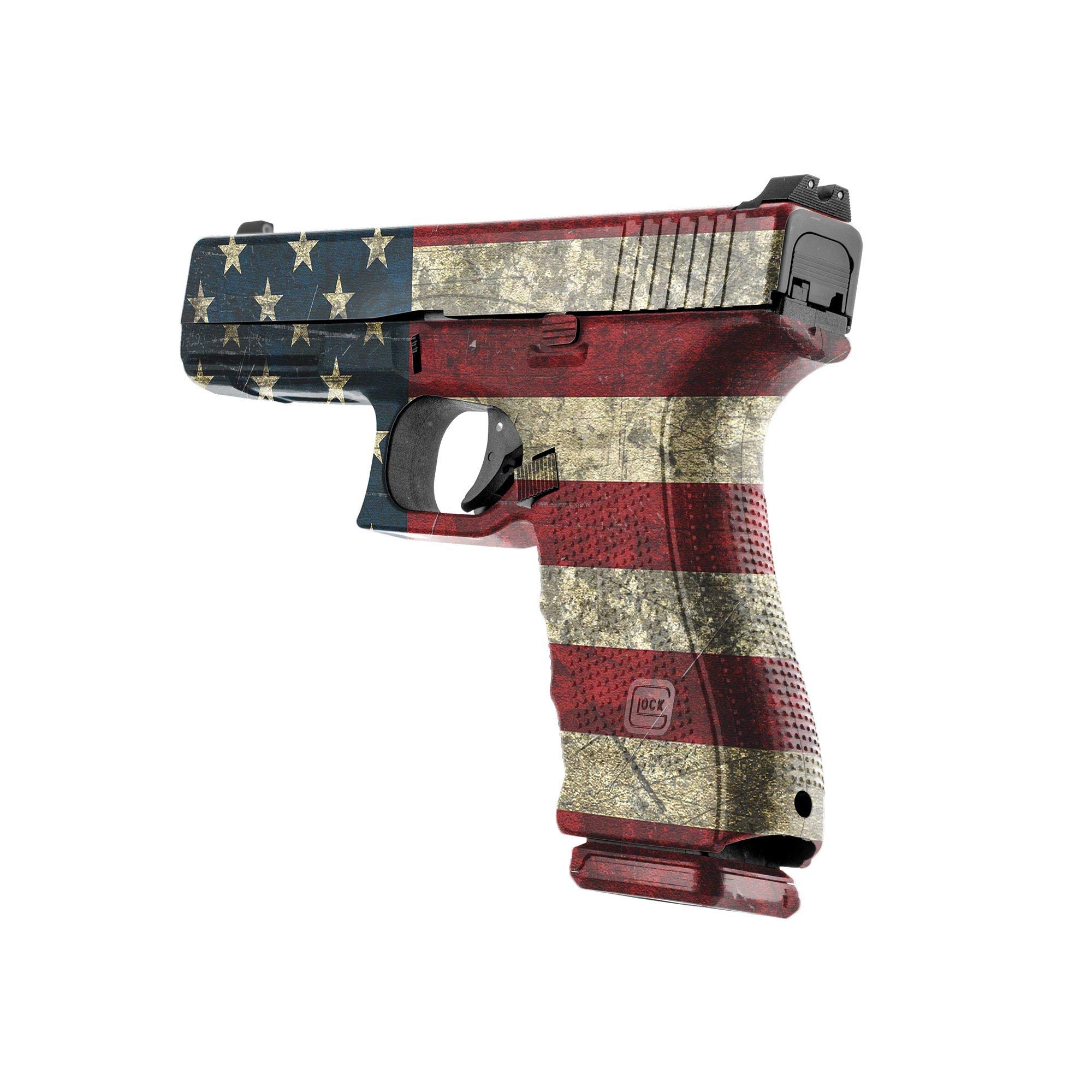 GunSkins Pistol Skin Premium Vinyl Gun Wrap with Precut Pieces Easy