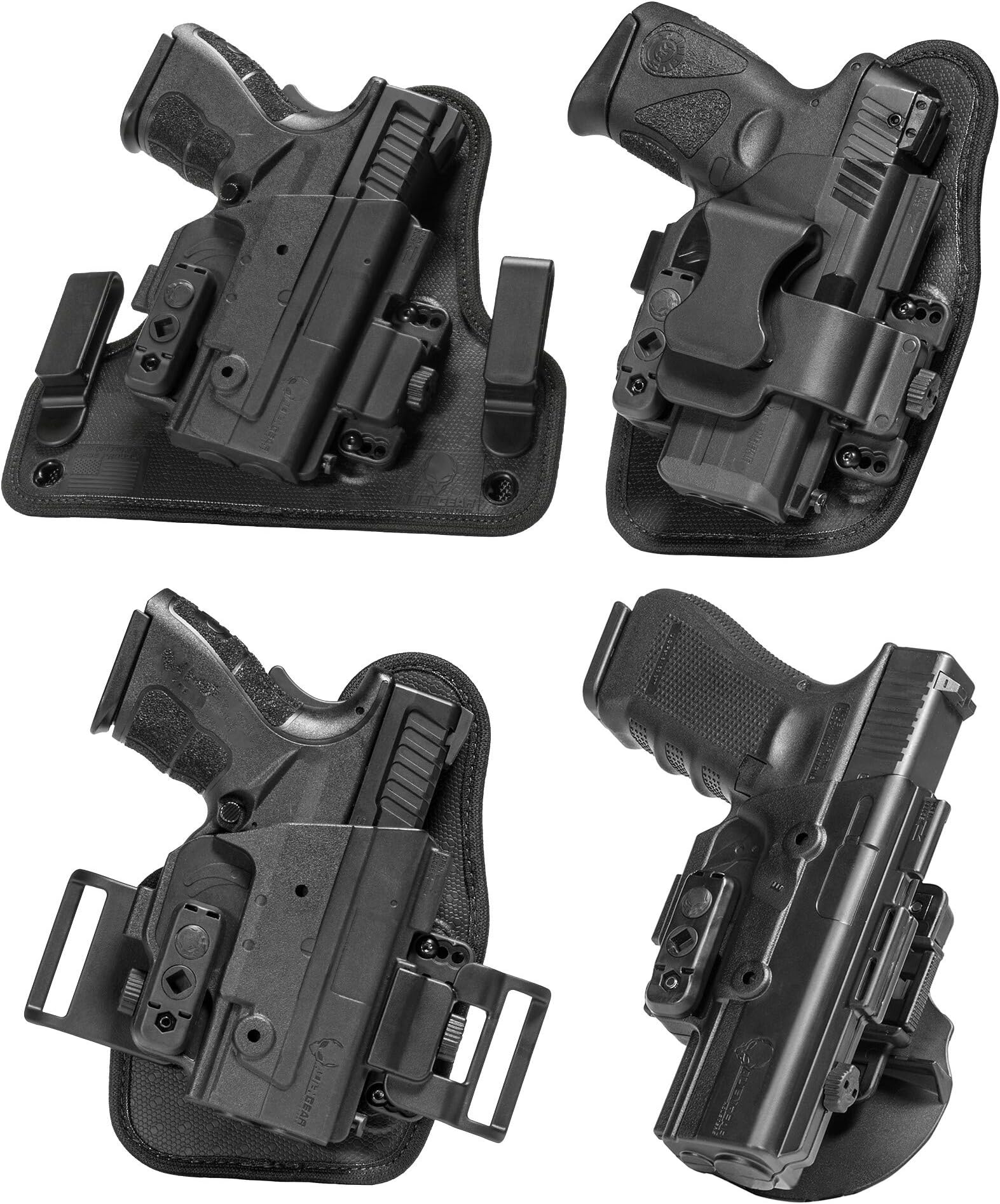 Alien Gear Shapeshift Core Carry Pack Holster - 4 in 1 Holster, IWB, Appendix, OWB Paddle and OWB Belt Slide Included - Closed and Open Carry - Tuckable - Right or Left Hand Draw - Made in USA