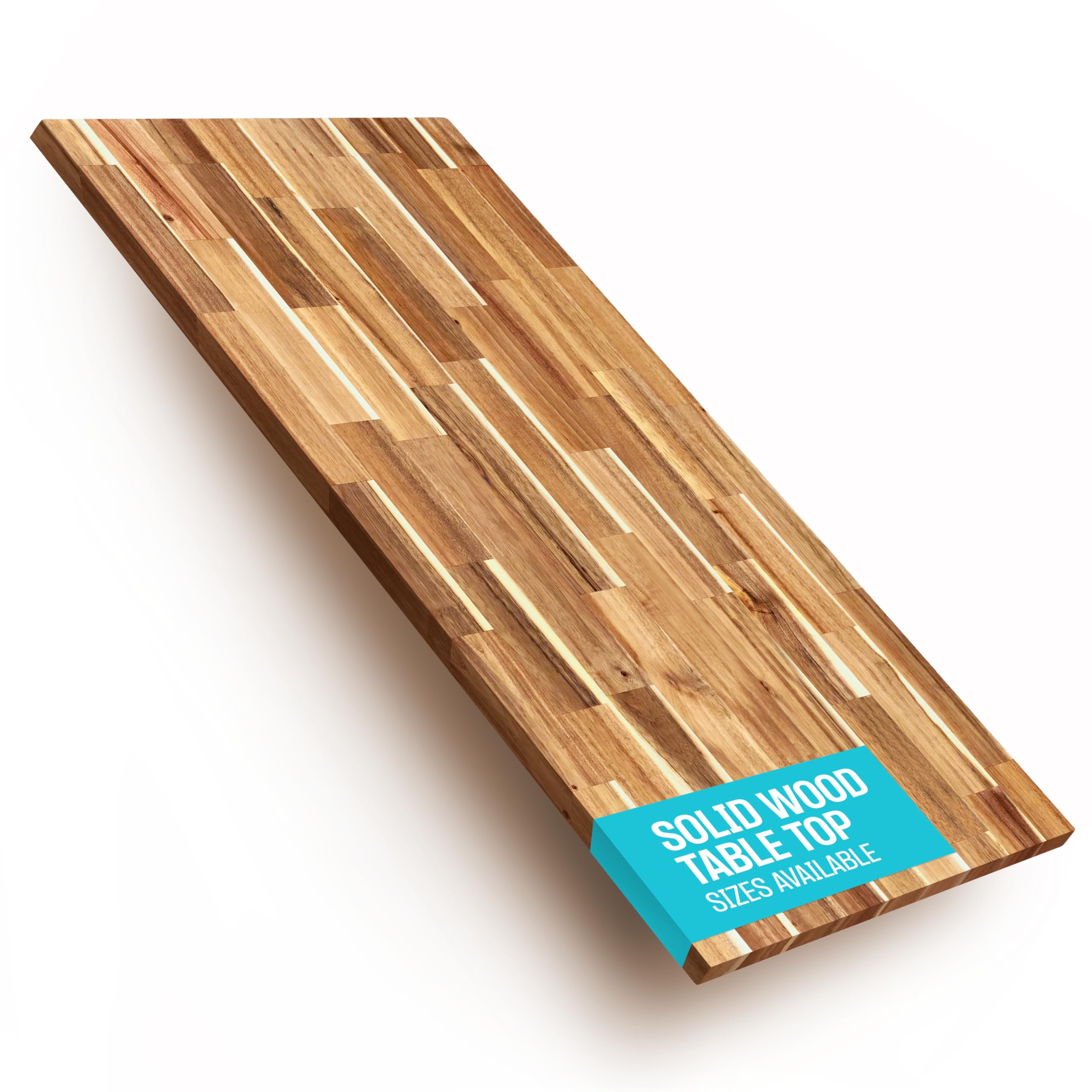 Photo 1 of Solid Wood Desk Table Top – Pre-Finished 1.2” Thick Tabletop - Universal Fit for Standing Desks, Countertops & Workstations (60" x 30", Acacia)