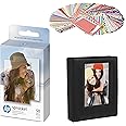HP Sprocket 2x3 Premium Zink Sticky Photo Paper Compatible with HP Sprocket Photo Printers -Bundle Zink paper, photo Album and Sticker sets.