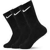 Nike Unisex Adult Everyday Lightweight Training Crew Socks (3 Pairs)