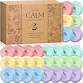 Shower Steamers 30 PCS with Individually Wrapped, Shower Bombs for Women with 6 Rich Scents, Rose Peppermint Citrus Eucalyptus Ocean Lavender, Valentines Birthday Mother's Day Present for Mom Wife Men