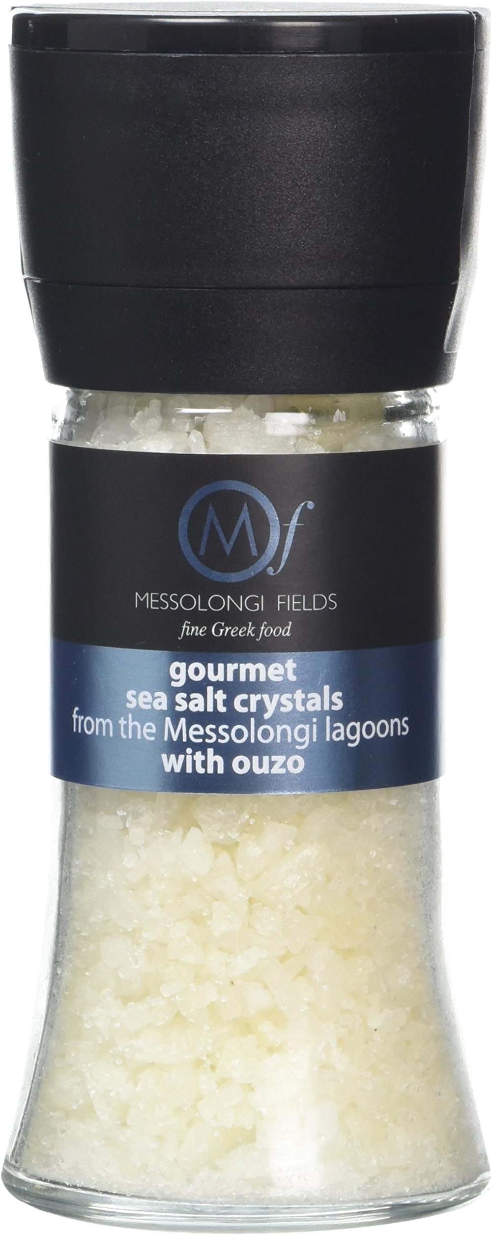 Messolongi Fields Gourmet Sea Salt Crystals with Ouzo 95 g (Pack of 3)