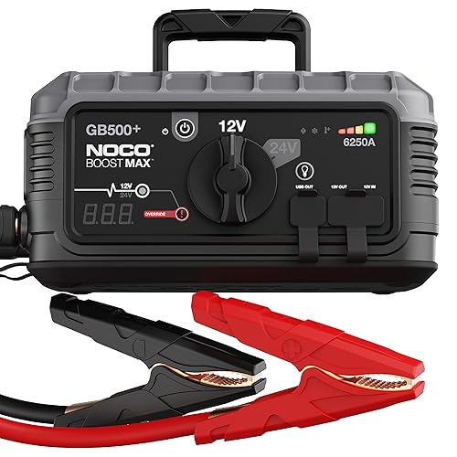 NOCO Boost Max GB500: 6250A UltraSafe Jump Starter – 12V & 24V Lithium ...