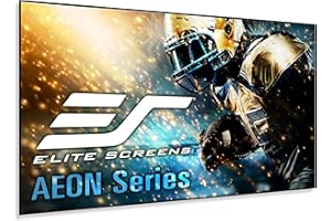 Elite Screens Aeon 115" Diag. 16:9, 8K 4K Ultra HD Home Theater Fixed Frame Edge Free Projector Screen, CineWhite Matte White