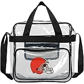FOCO NFL Team Logo Clear See Through Stadium High End Messenger Bag