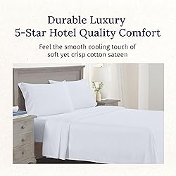 California Design Den Queen Sheet Set - Luxury 600