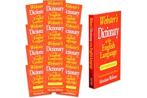 Websters Dictionary 2025 Set for Students - Complete Reference Book Bundle of 12 Mini Dictionaries for Libraries, More | Classroom Dictionary Set