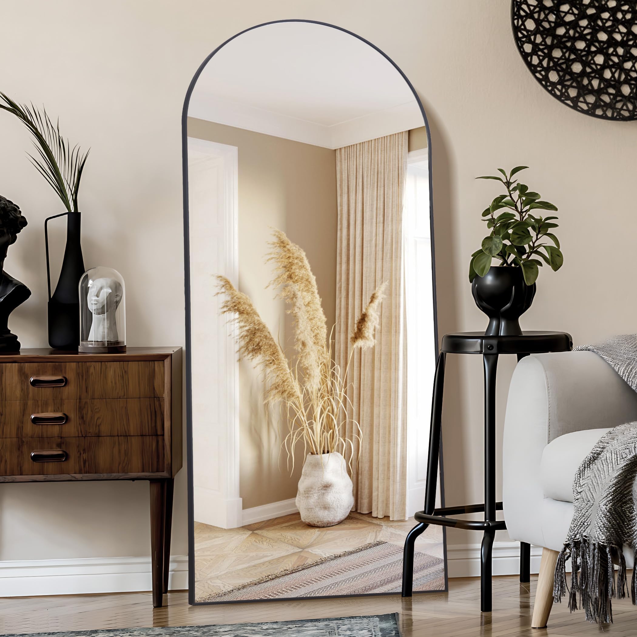 KOCUUY Arched Full Length Mirror