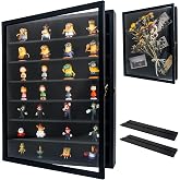 Hodeframe 16x20 Shadow Boxes Display Cases with Shelves, Black Deep Shadow Box Frame for Keepsake Collectibles, Coins Military Medals Pins Wedding Flowers
