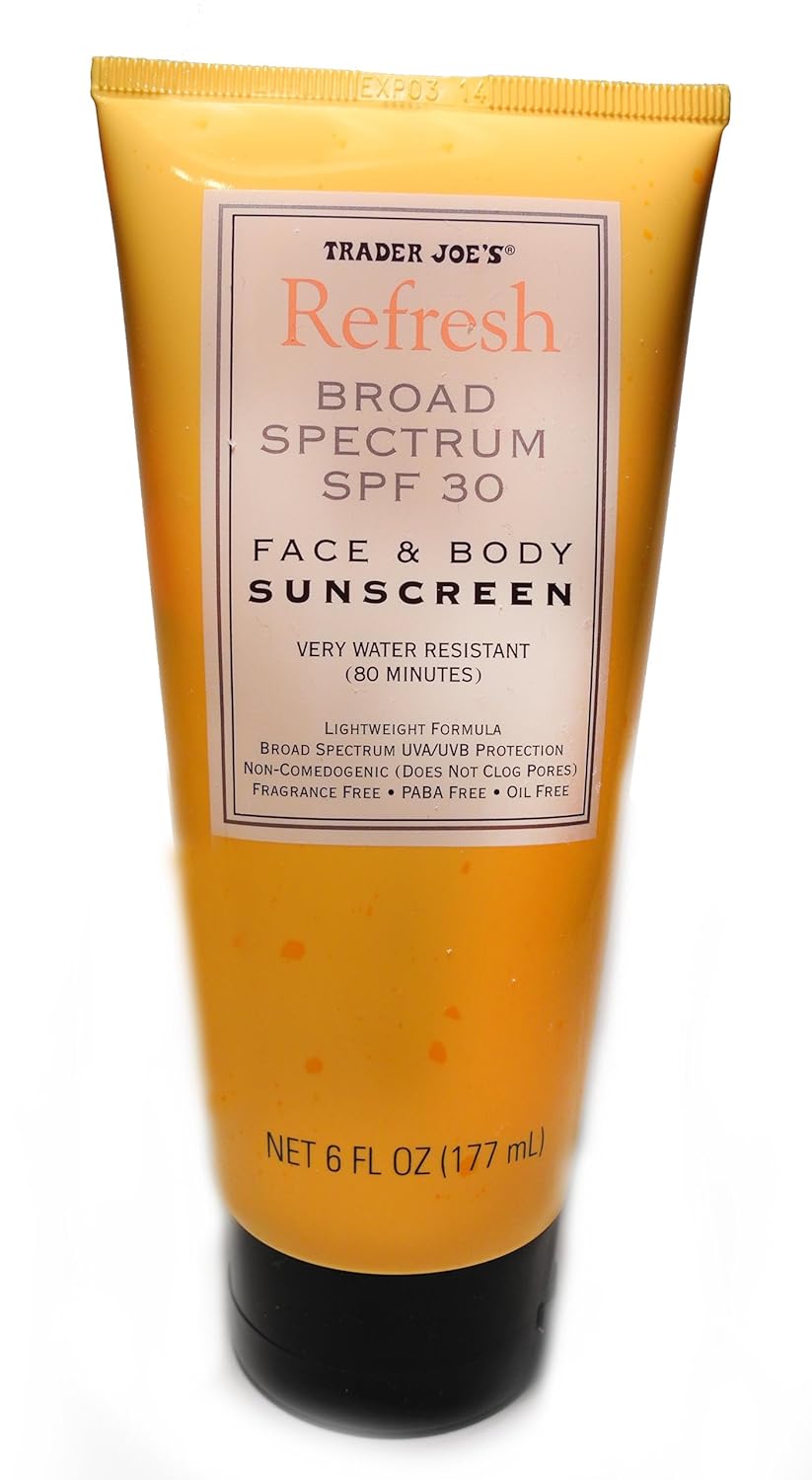 trader joe's face sunscreen