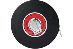 Champion Sports Closed Reel Measure Tape - Measuring Tapes with Hand Crank for Track and Field, Long Jump, Landscaping - Dura
