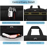 ZYZY Sport Holdall Duffle Bag 55L Gym Bag with Shoulder Strap Black 55L view 2