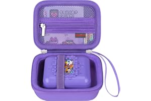 Elonbo Carrying Case for Bitzee Disney/Bitzee Magicals/Bitzee Interactive Toy Digital Pet, Bitzee Digital Virtual Toy Hard Travel Bag, Electronic Pets Toys Storage Cover Holder, Purple