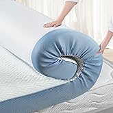 4 Inch Firm Mattress Topper Queen Size, Memory Foam Mattress Topper Extra Support, High-Density Memory Foam Bed Topper for Pain Relief, with Removable Soft Cover, CertiPUR-US Certified