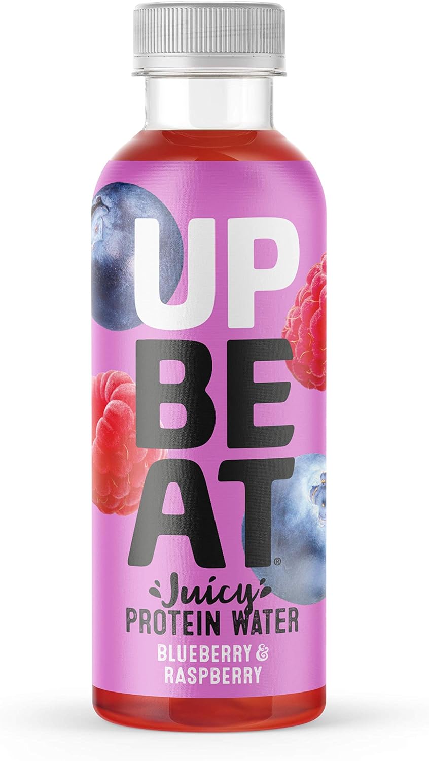 UPBEAT Juicy Protein Water 12x 500ml High Protein, Zero Sugar