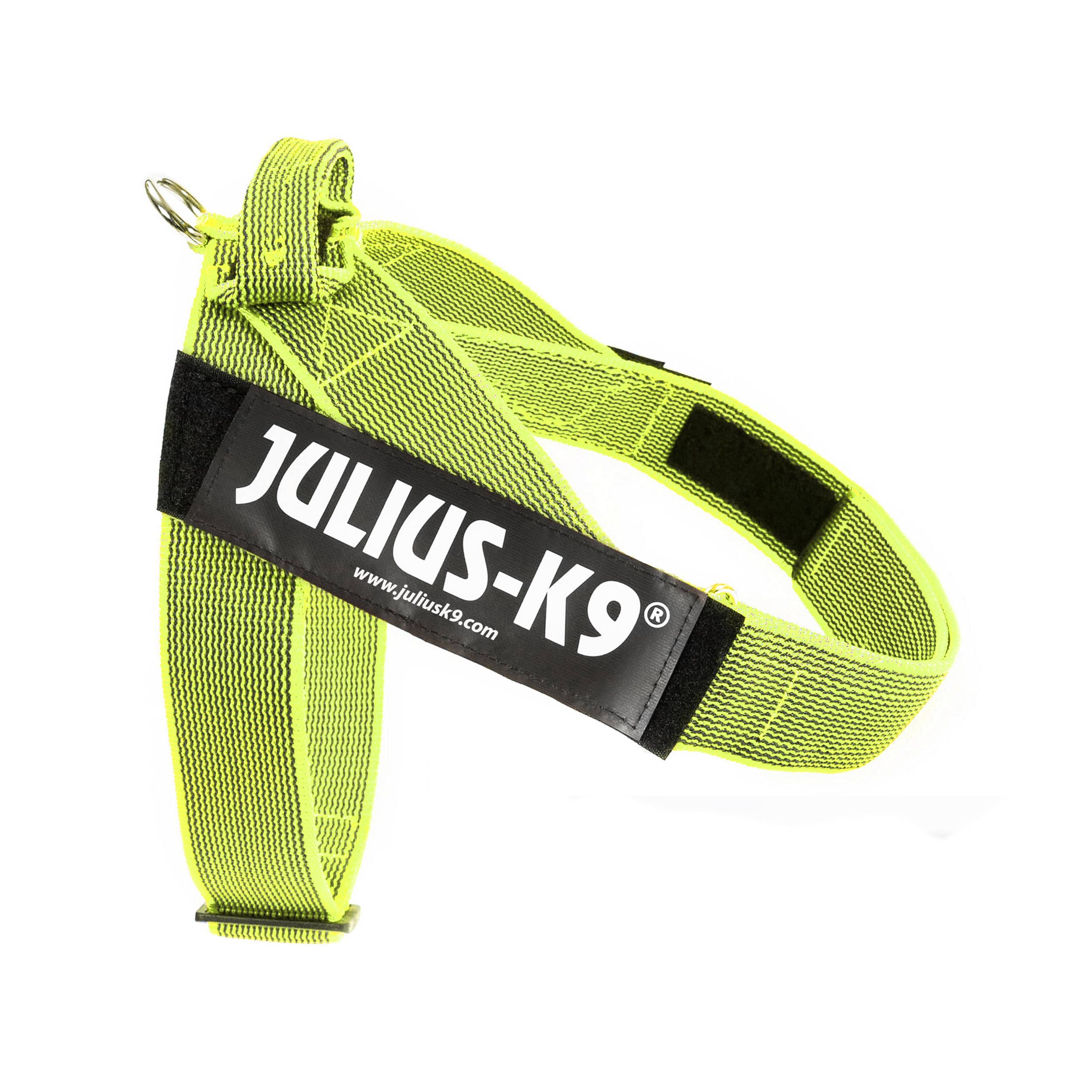Julius-K9, IDC Color & Gray Belt Harness, Size: XL / 2, Neon-Gray