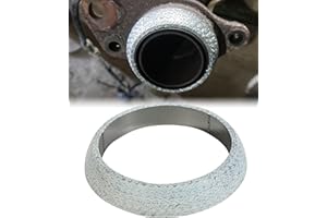 bylikeho Car Exhaust Manifold Gasket,Car Accessories 3inch Donut Gasket,Automotive Exhaust Flange Gasket Seal Ring to Prevent Leaking Between Exhaust Manifold and Exhaust Pipe(3")