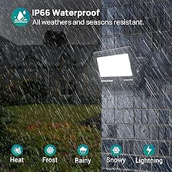 Ustellar Flood Lights Outdoor Plug In 3 Pack 80W