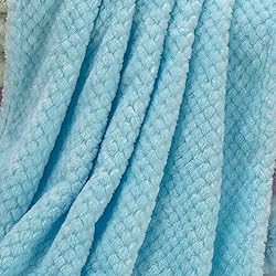 Fuzzy Throw Blanket, Plush Fleece Blankets for