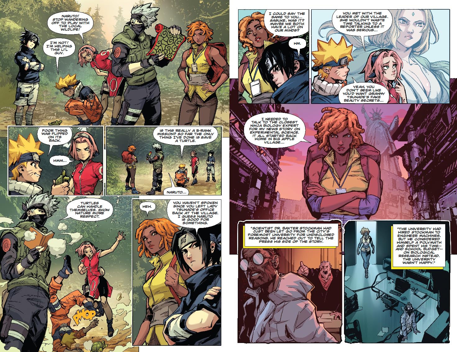 Teenage Mutant Ninja Turtles x Naruto