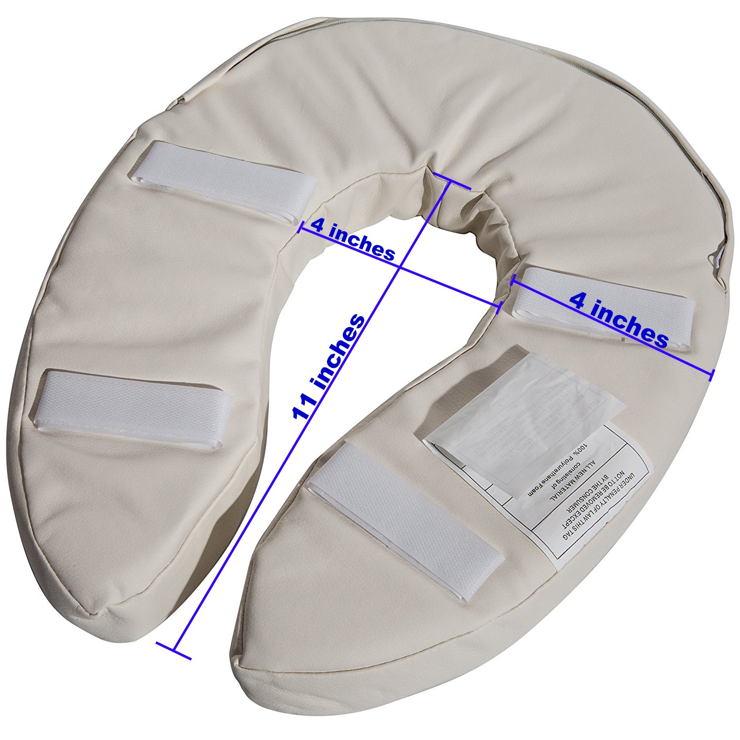 PCP Raised Toilet Seat Cushion, 2" High Padded Comfort Support